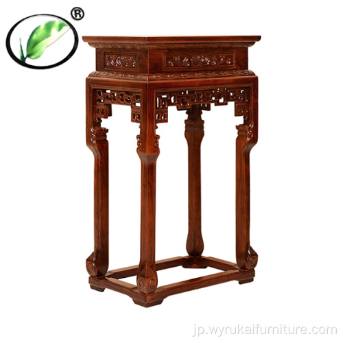 ヴィンテージの古代ru yiハードウェアモチーフ祭壇テーブル